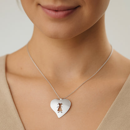 Colgante Corazón Niña