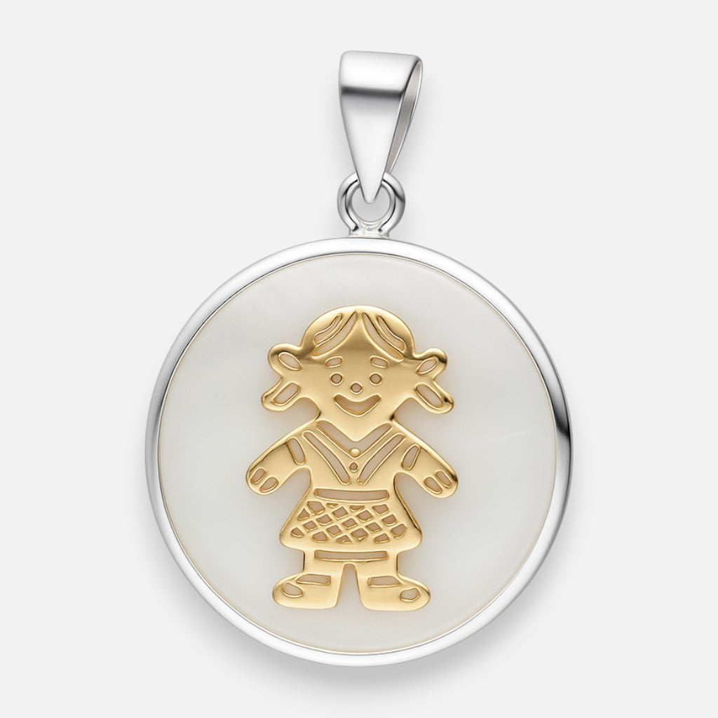 Colgante Niña Nácar