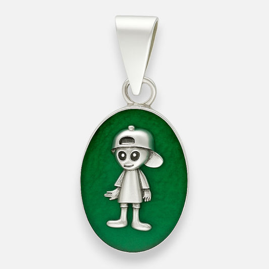 Colgante Niño Piedra Picada
