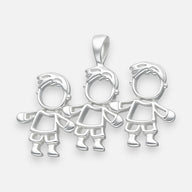 Colgante Silueta Niño Niño Niño