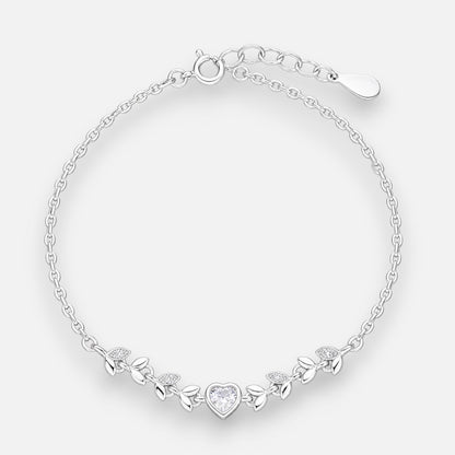 Pulsera Corazón Espigas Circones