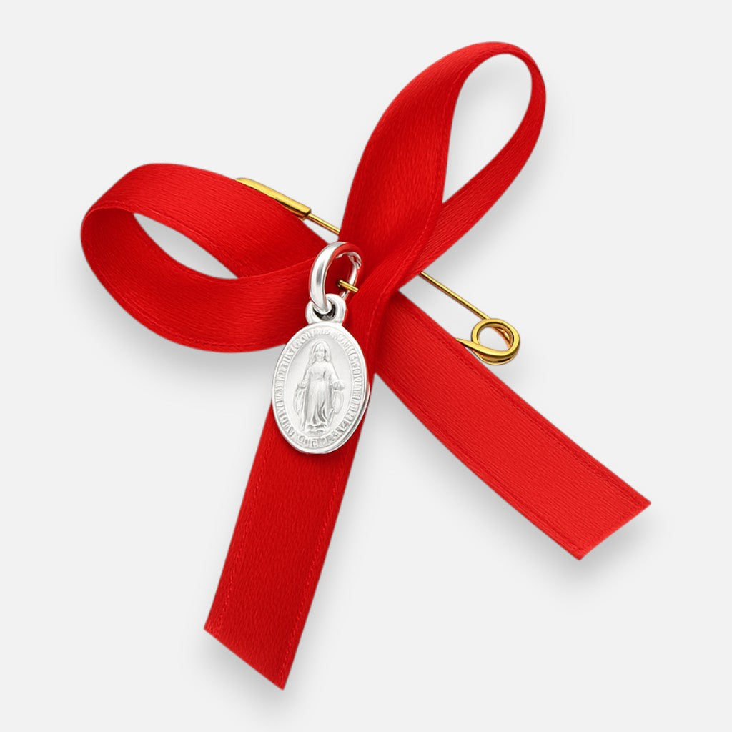 Prendedor Virgen de Guadalupe con Cinta