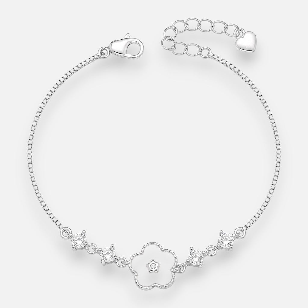Pulsera Flor Nacar Circones