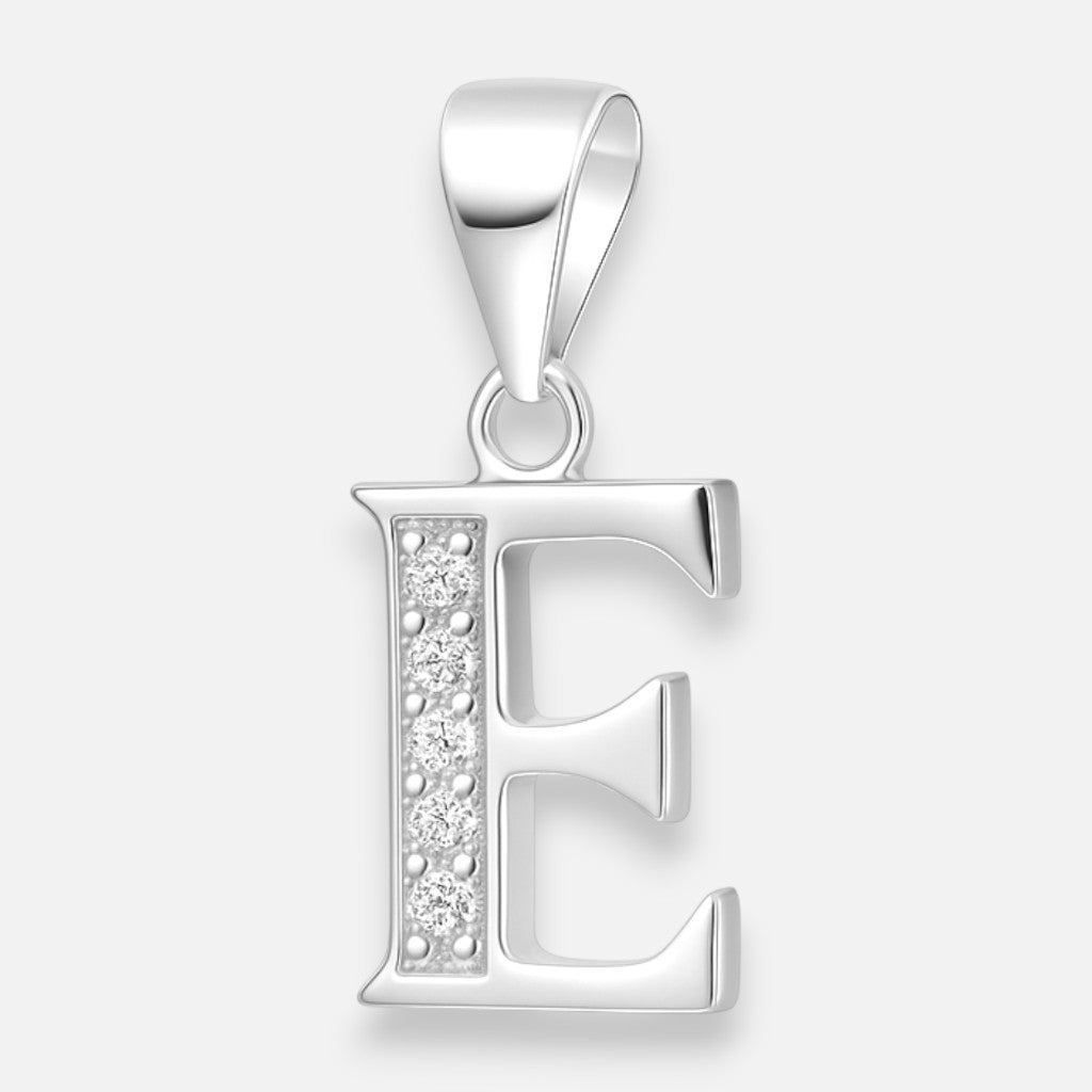 Colgante Letra E con Circones
