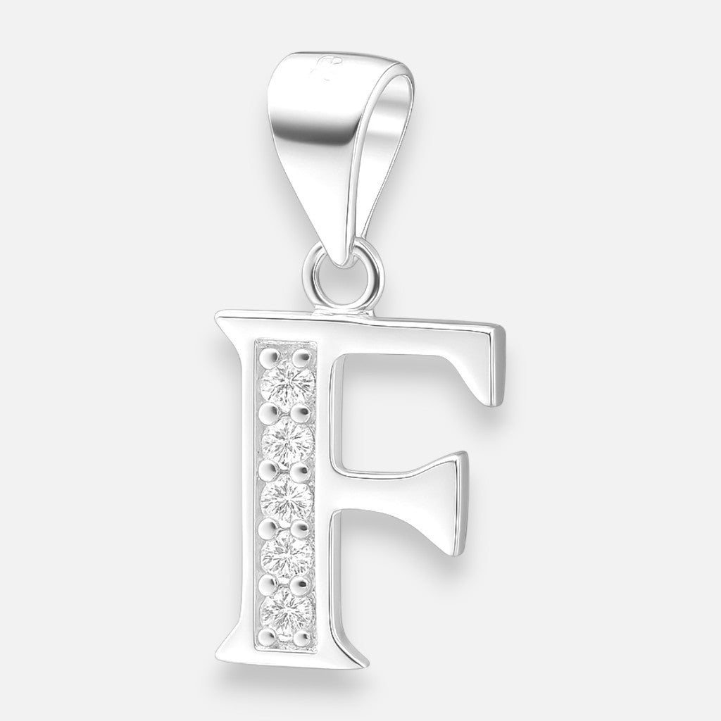 Colgante Letra F con Circones
