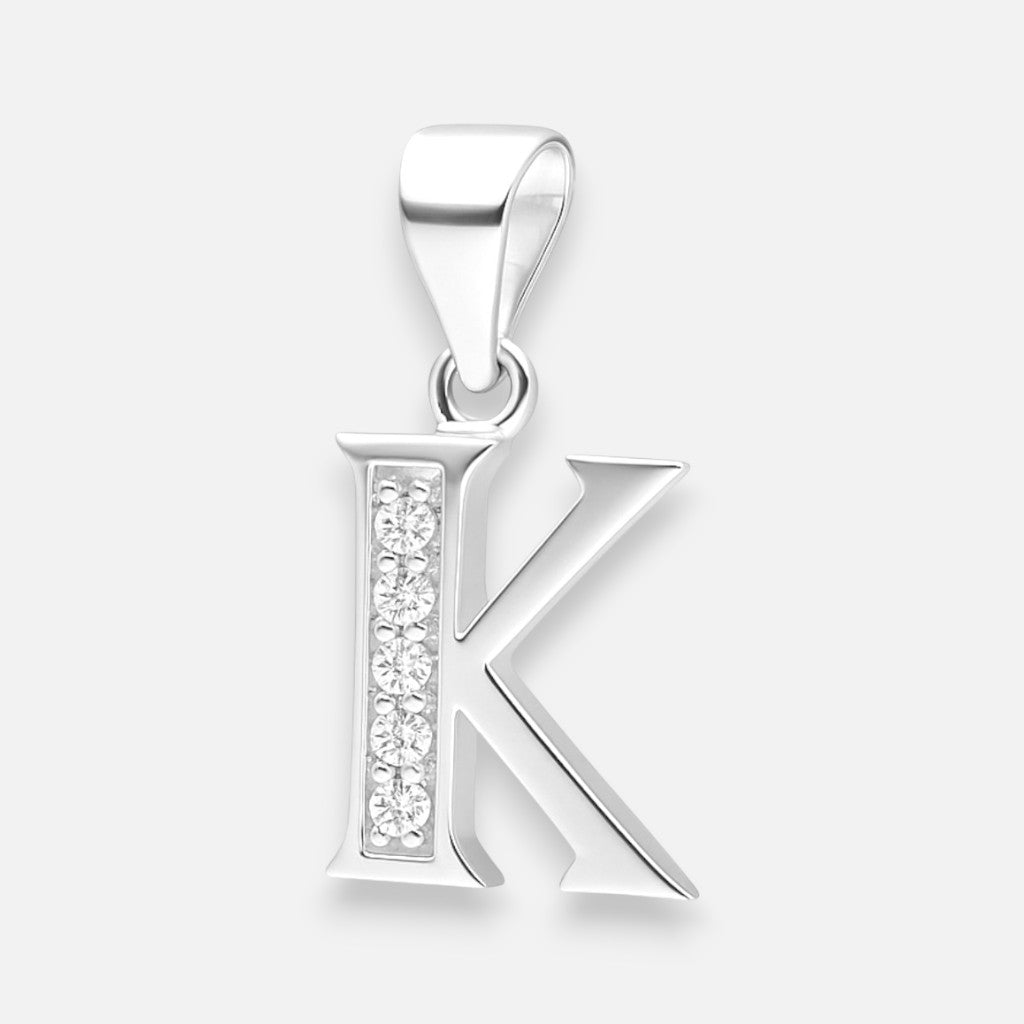 Colgante Letra K con Circones