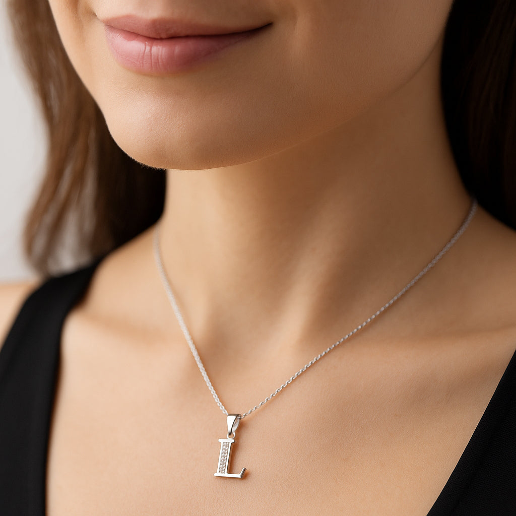 Colgante Letra L con Circones