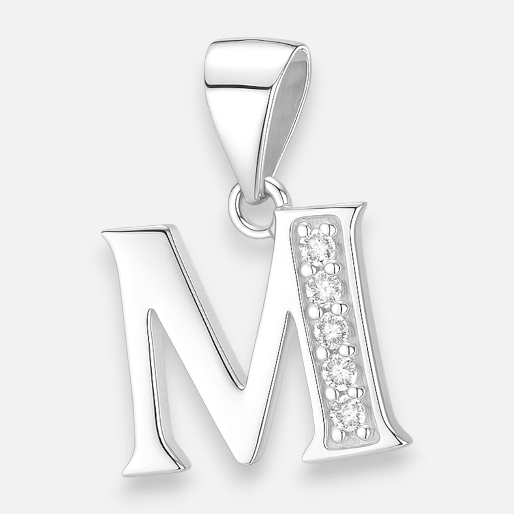 Colgante Letra M con Circones