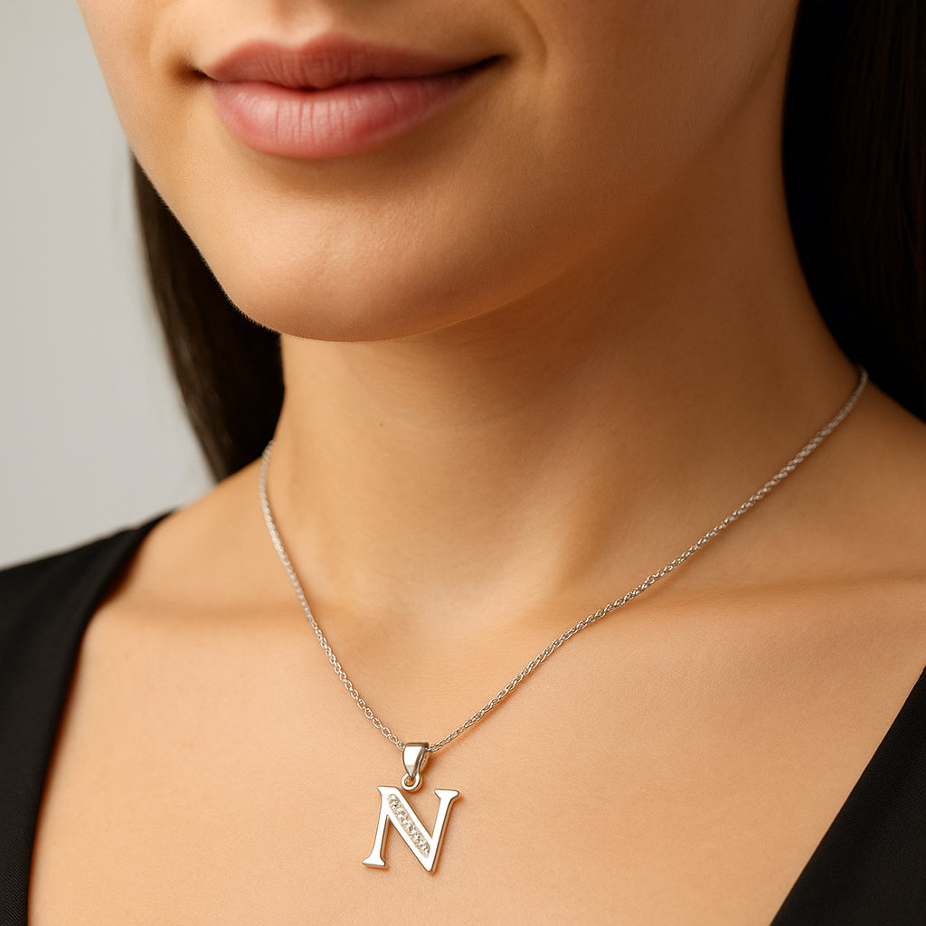 Colgante Letra N con Circones