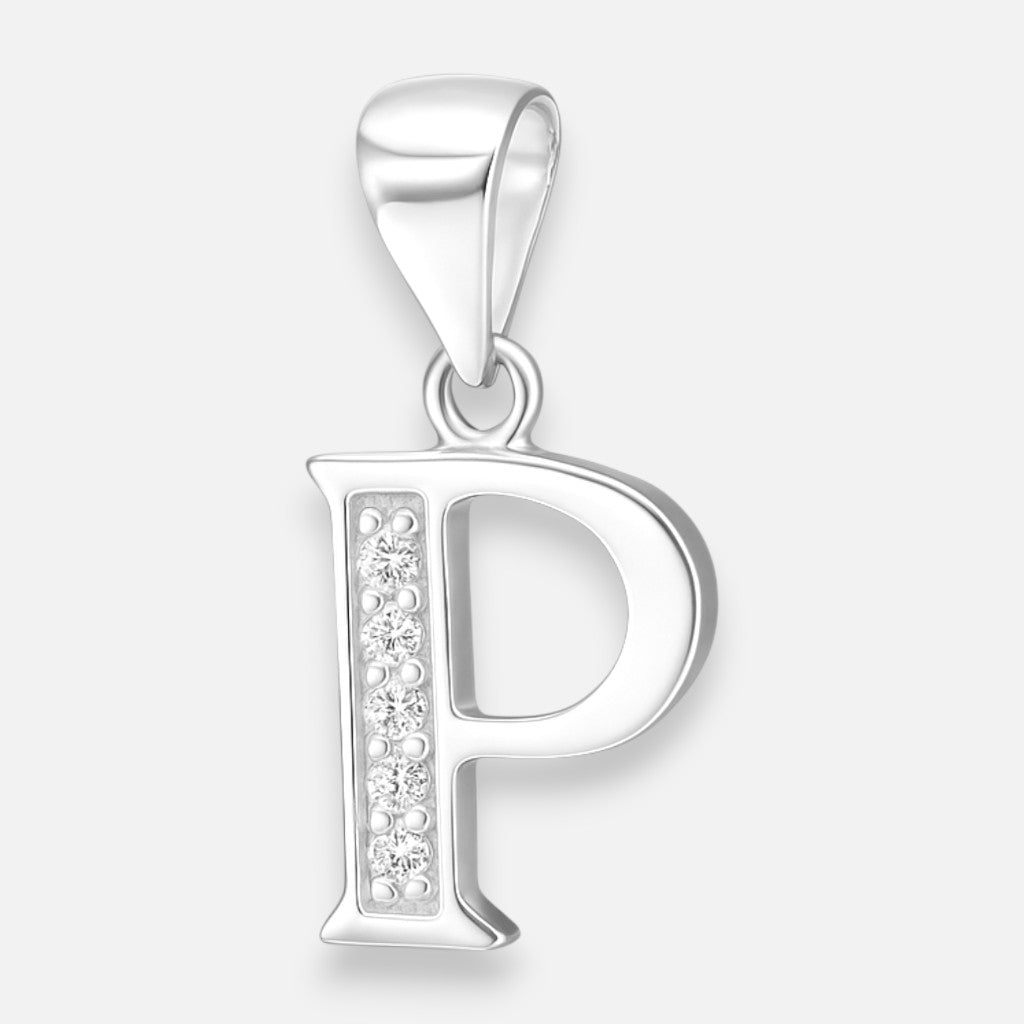 Colgante Letra P con Circones