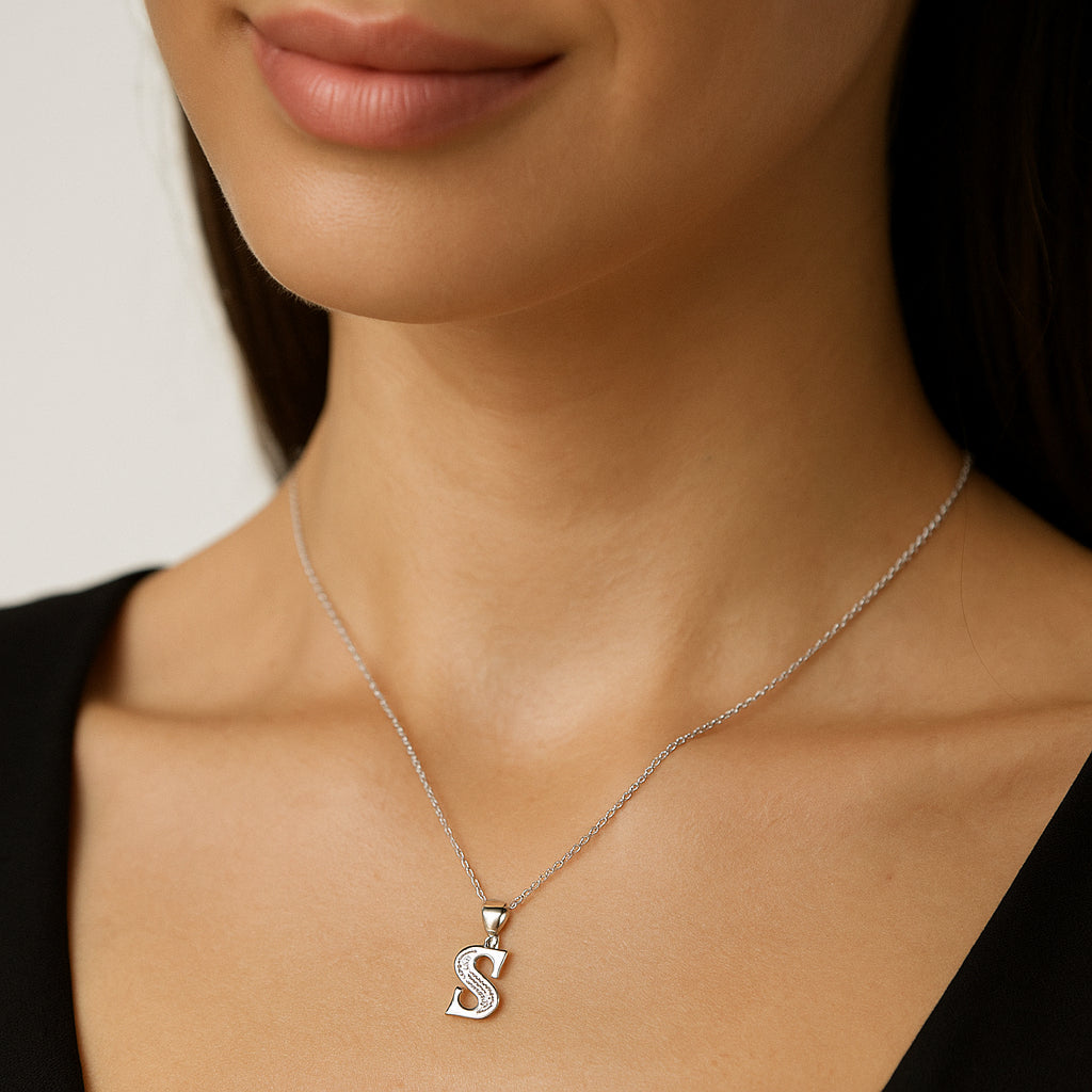 Colgante Letra S con Circones