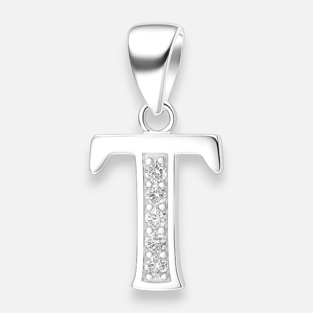 Colgante Letra T con Circones