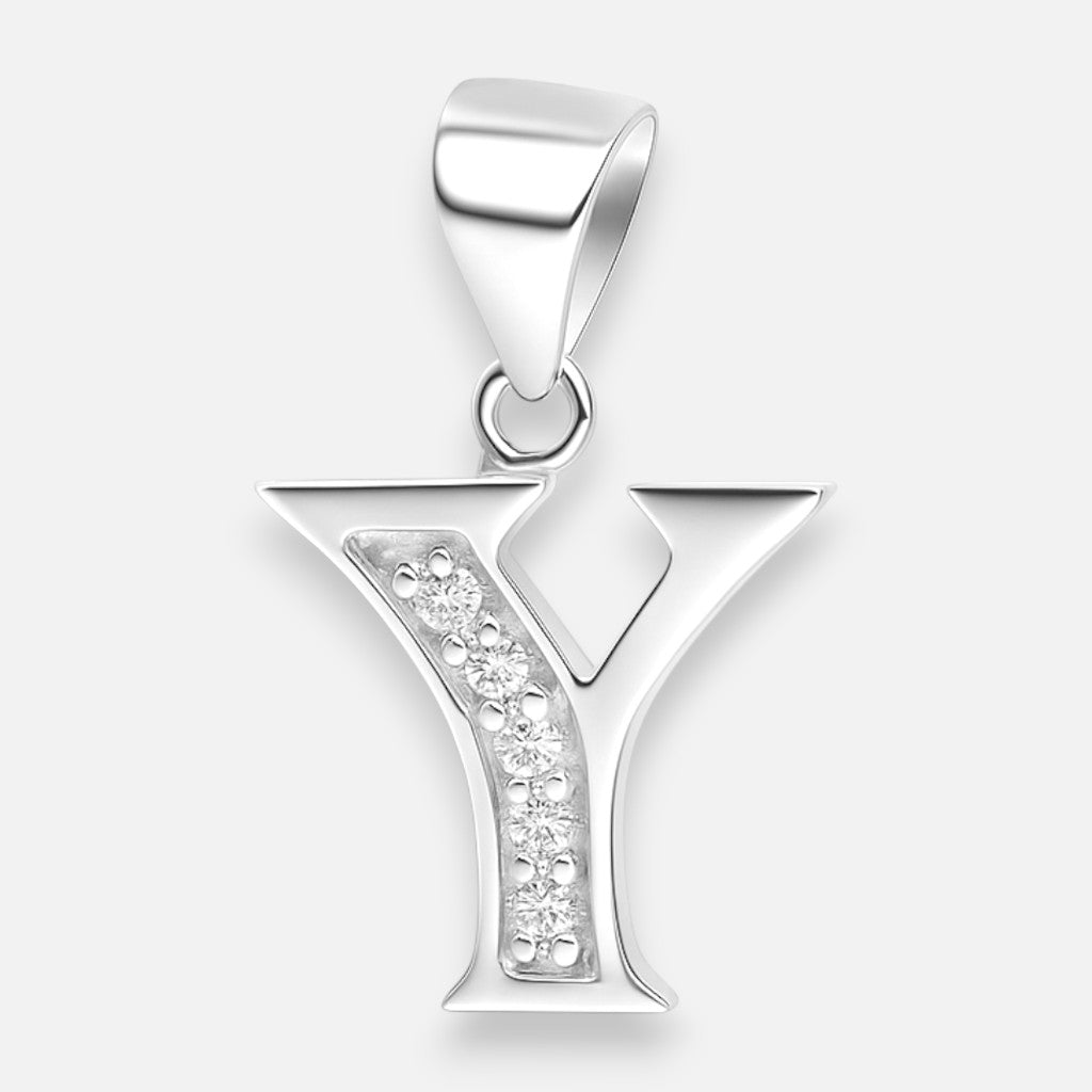 Colgante Letra Y con Circones