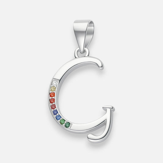 Colgante Letra G con Circones Multicolor