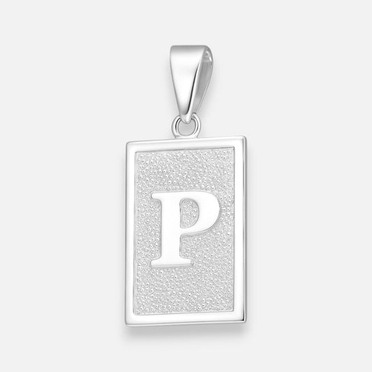 Colgante Placa Letra P
