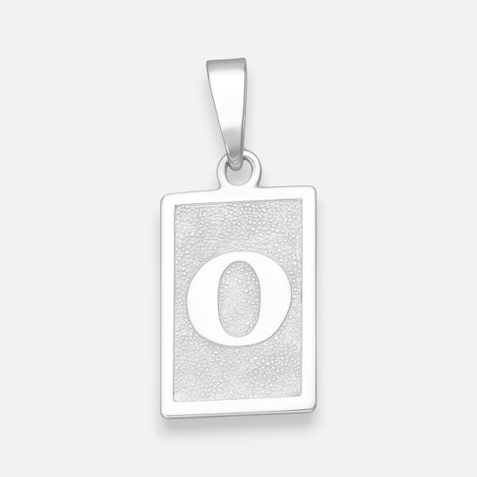 Colgante Placa Letra O