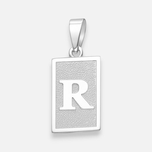 Colgante Placa Letra R