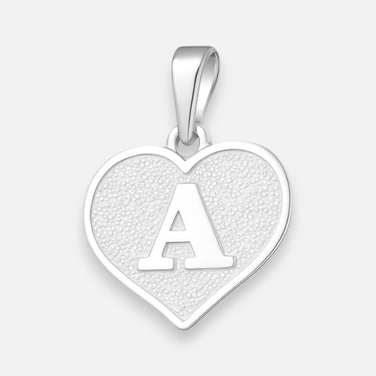 Colgante Corazón Letra A