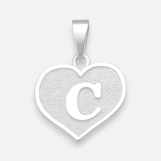 Colgante Corazón Letra C