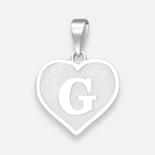 Colgante Corazón Letra G