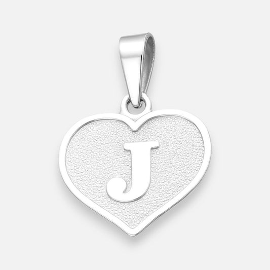Colgante Corazón Letra J