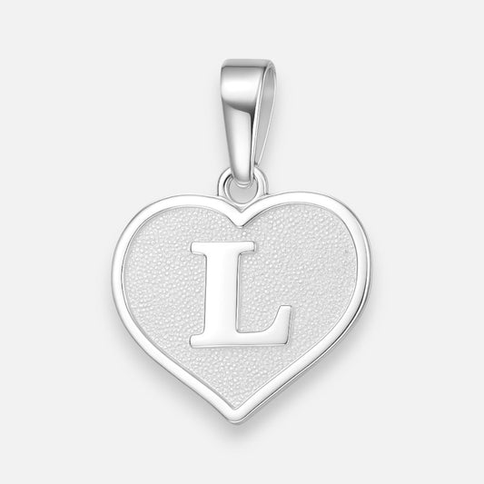 Colgante Corazón Letra L