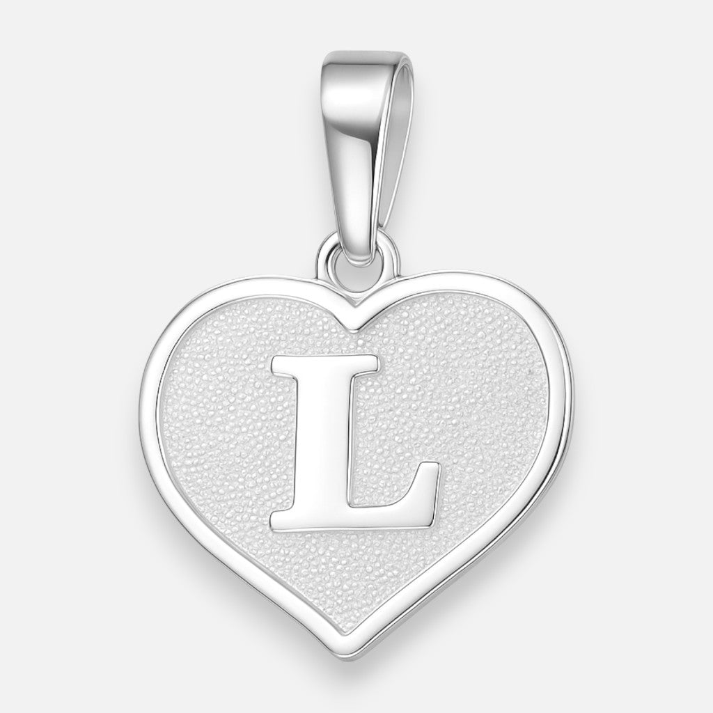 Colgante Corazón Letra L