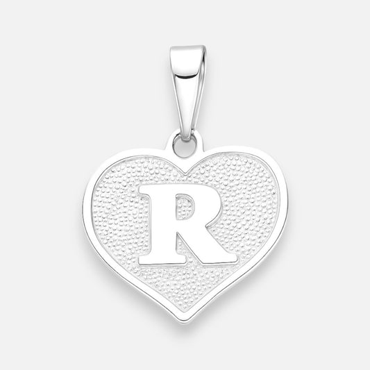 Colgante Corazón Letra R