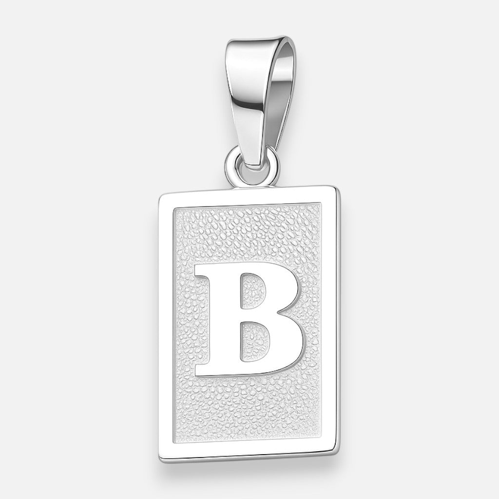 Colgante Placa Letra B