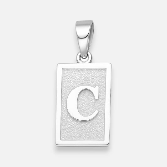 Colgante Placa Letra C