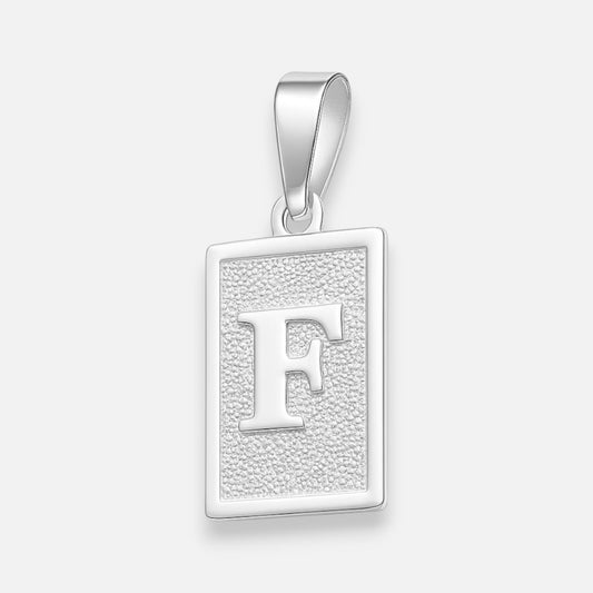 Colgante Placa Letra F