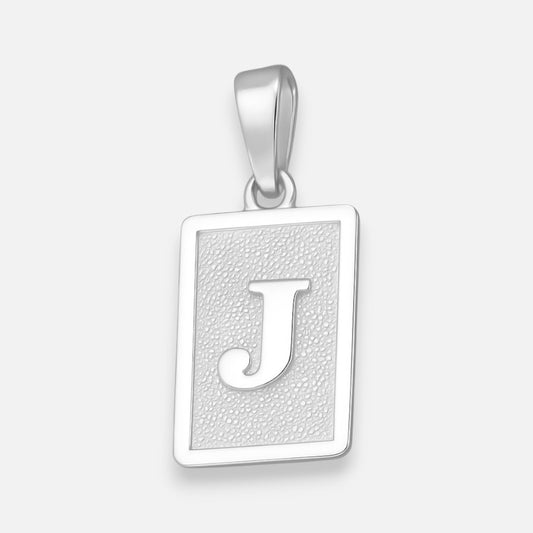 Colgante Placa Letra J