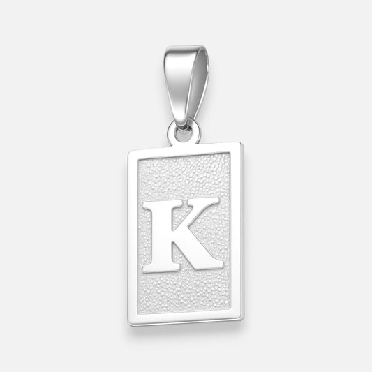 Colgante Placa Letra K