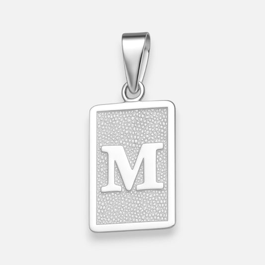 Colgante Placa Letra M