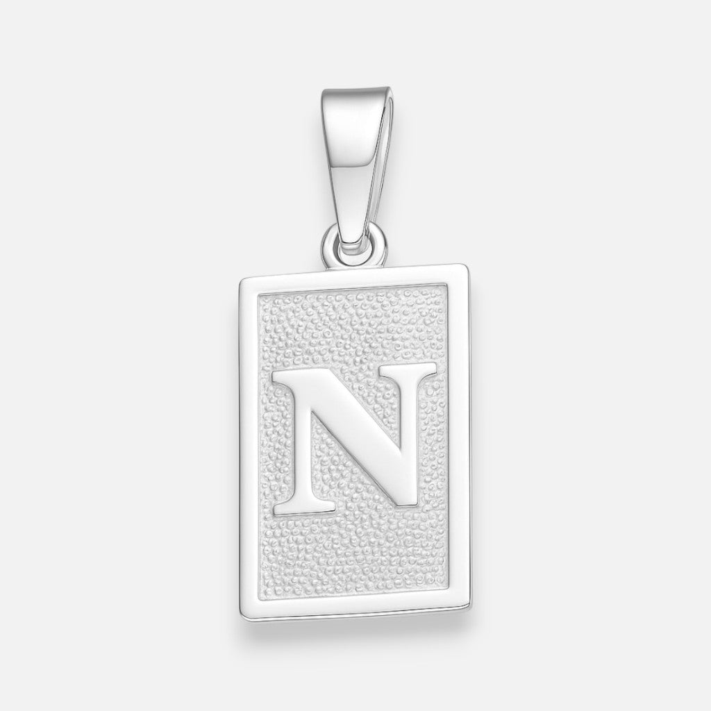 Colgante Placa Letra N