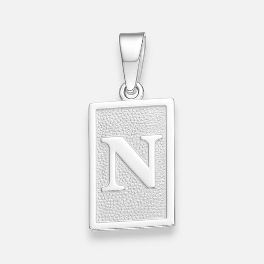 Colgante Placa Letra N