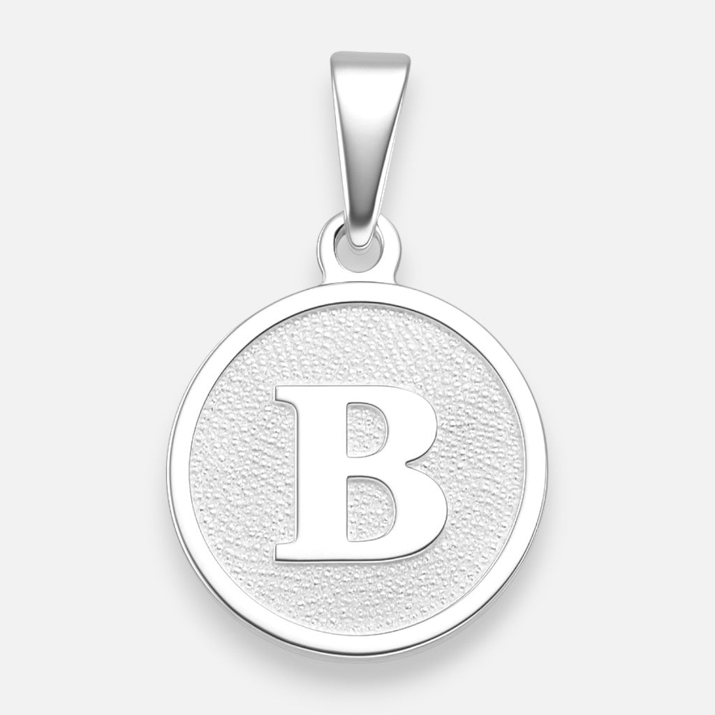 Colgante Circular Letra B