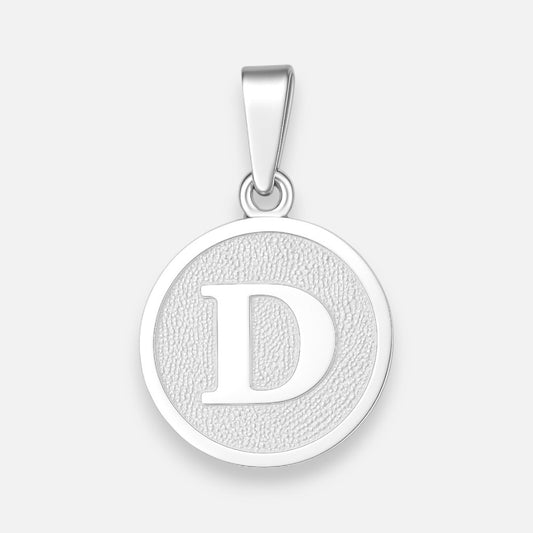 Colgante Circular Letra D