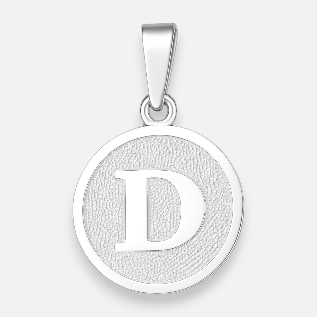 Colgante Circular Letra D
