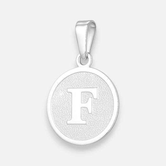 Colgante Circular Letra F