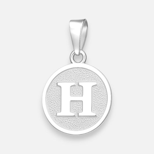 Colgante Circular Letra H