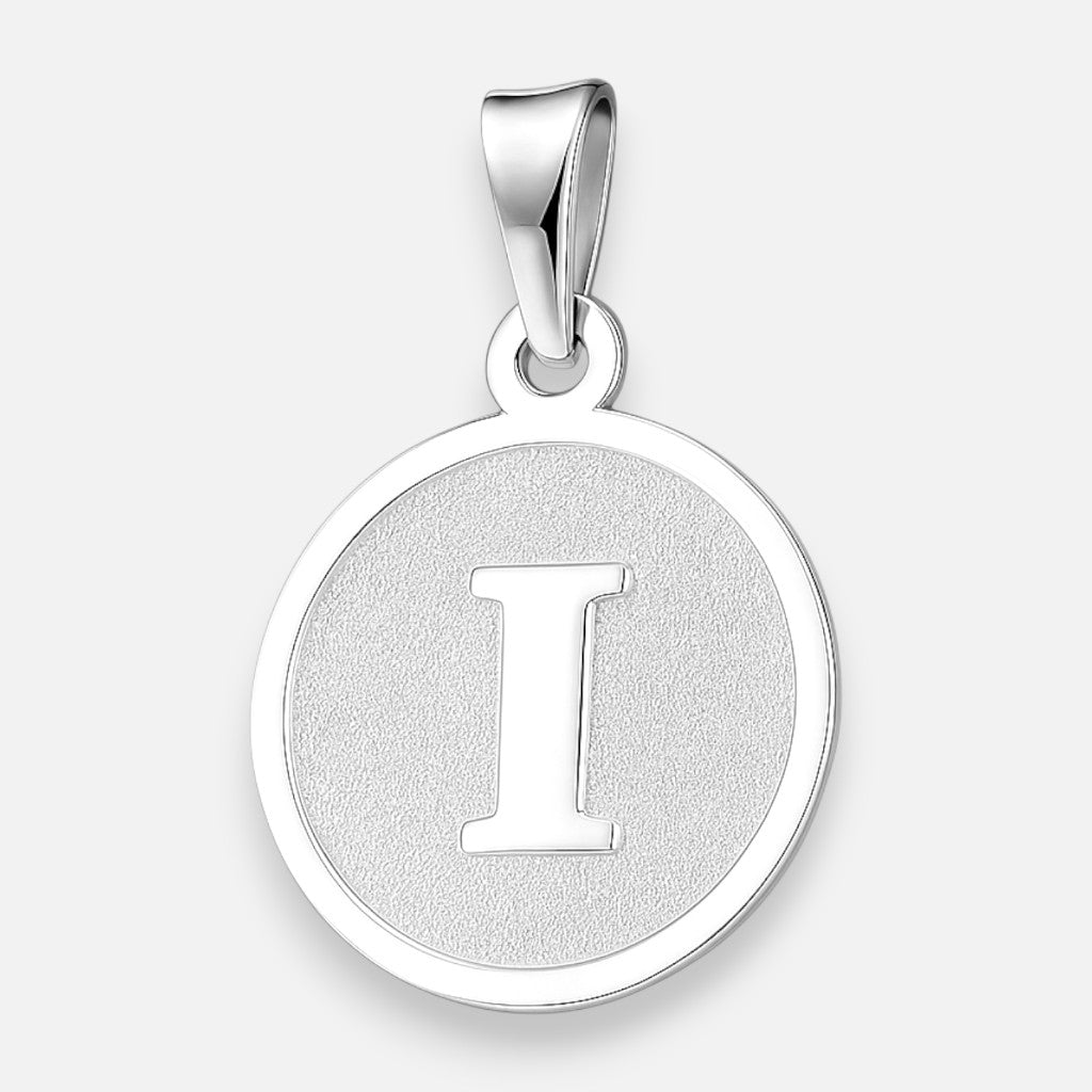 Colgante Circular Letra I