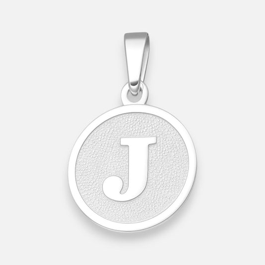 Colgante Circular Letra J