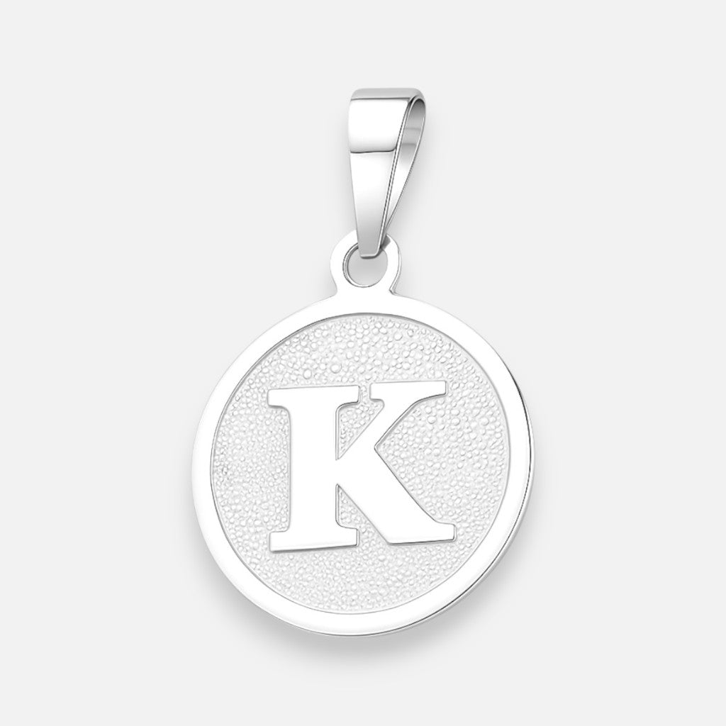 Colgante Circular Letra K