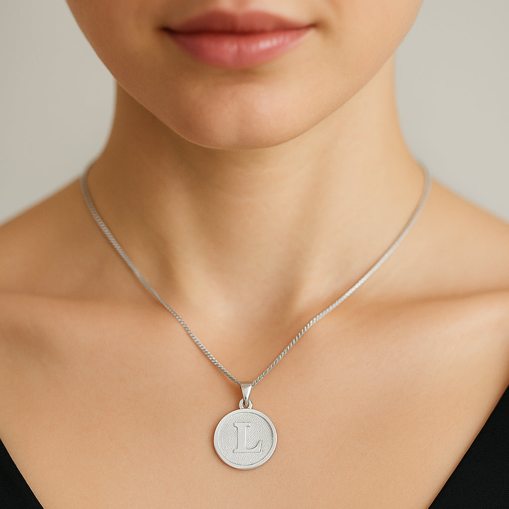 Colgante Circular Letra L