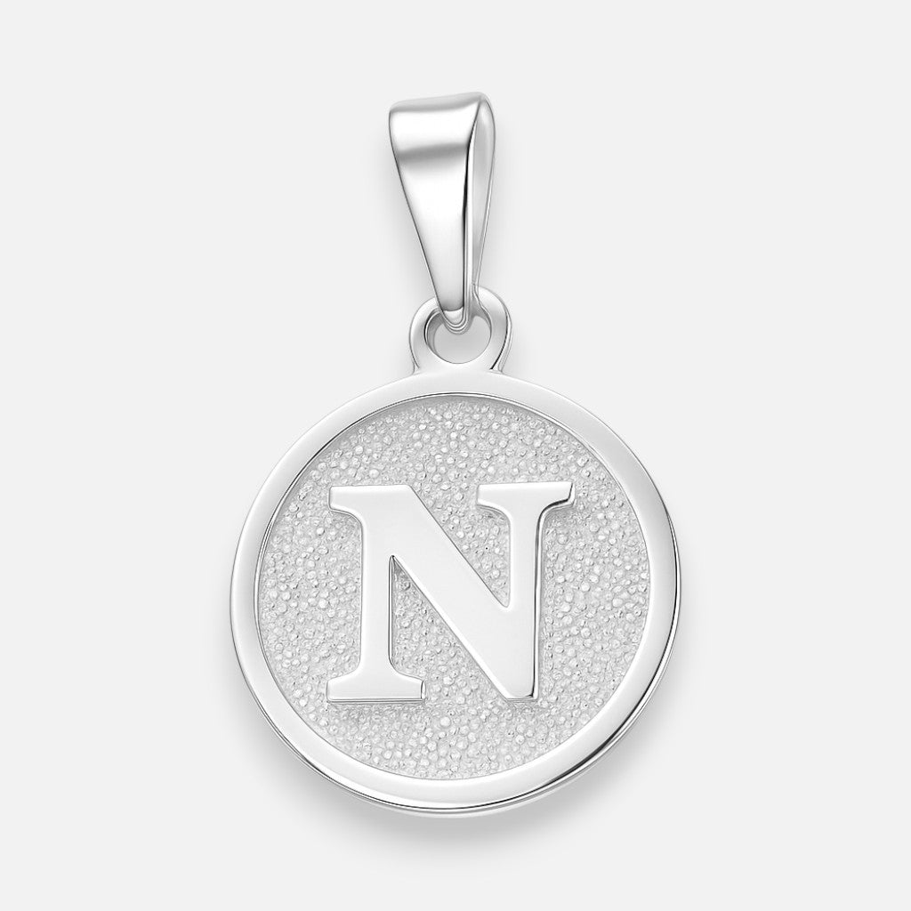 Colgante Circular Letra N