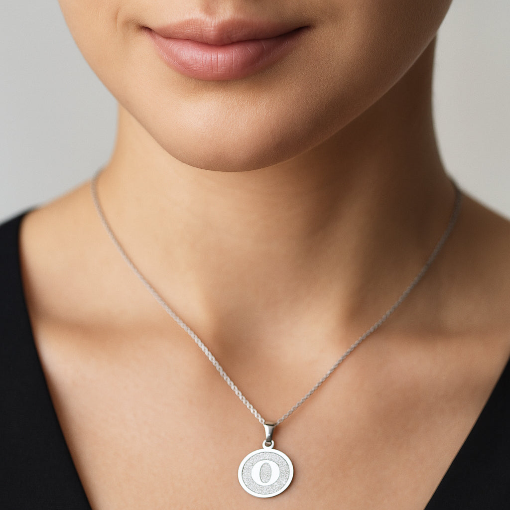 Colgante Circular Letra O