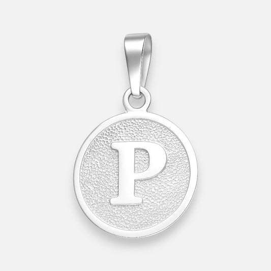 Colgante Circular Letra P