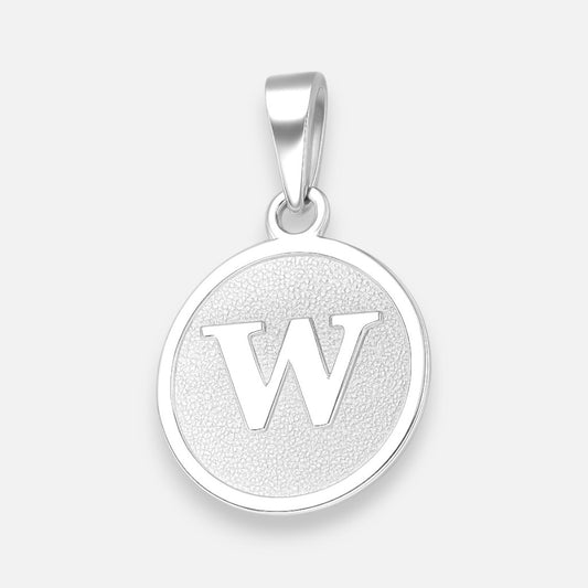 Colgante Circular Letra W