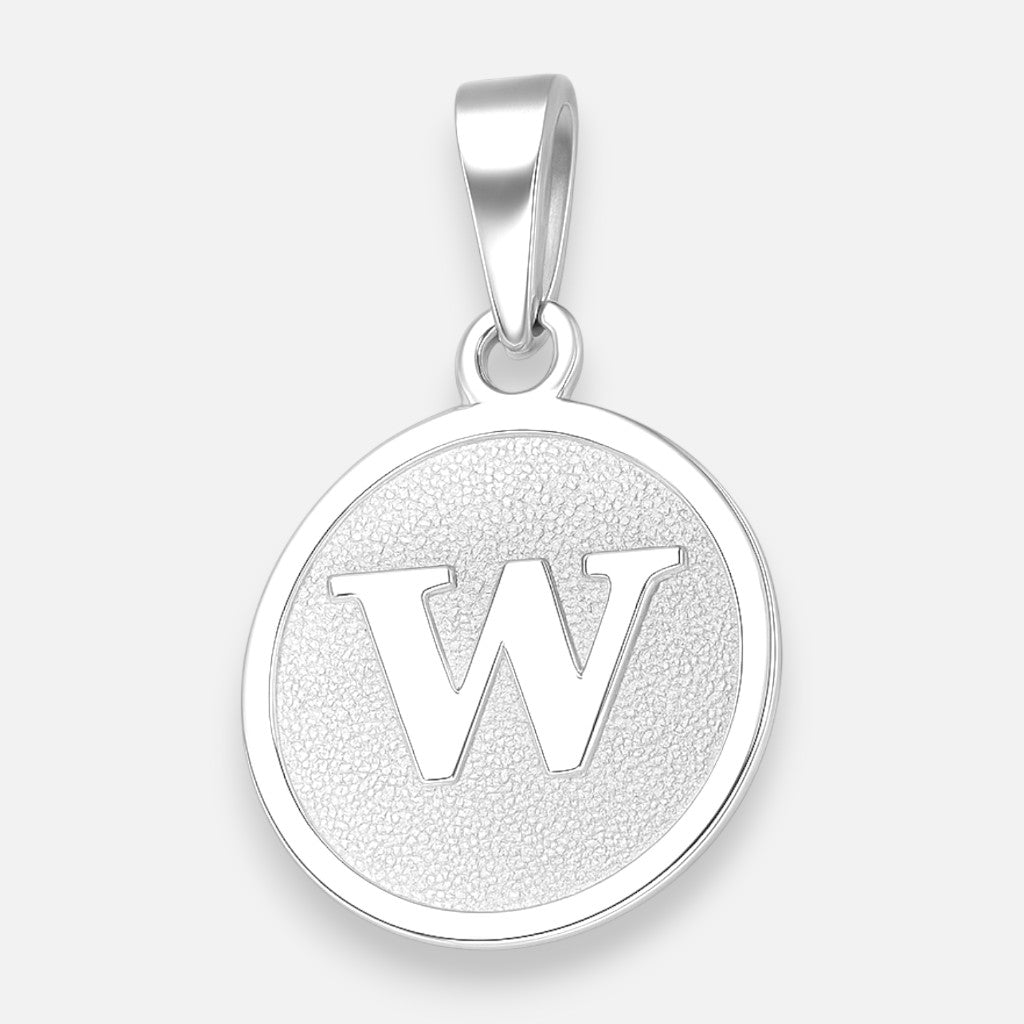 Colgante Circular Letra W